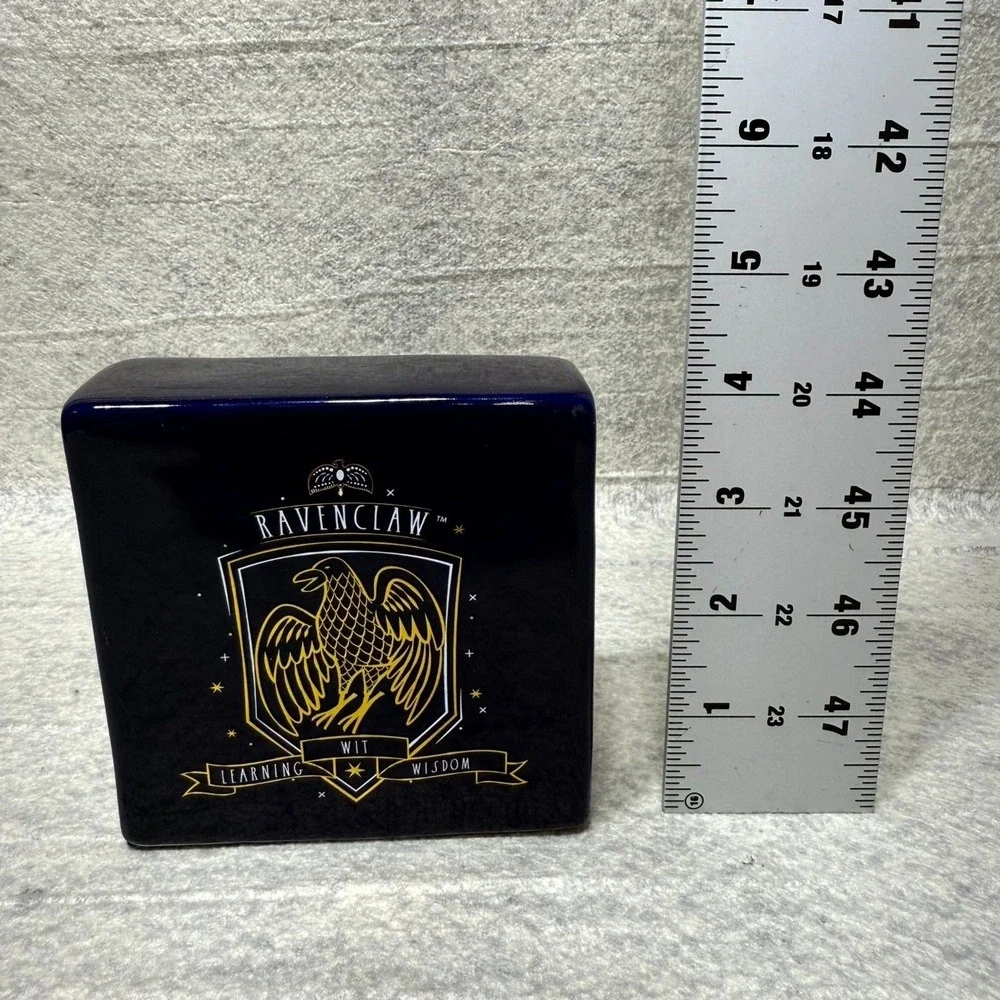 Rae Dunn Harry Potter Ravenclaw 4x4 Decorative Block Sign Blue NEW (A6) - Picture 6 of 6